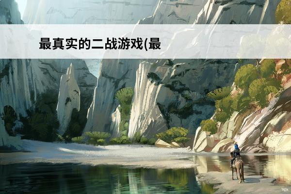 最真实的二战游戏(最