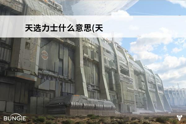 天选力士什么意思(天选者什么意思)