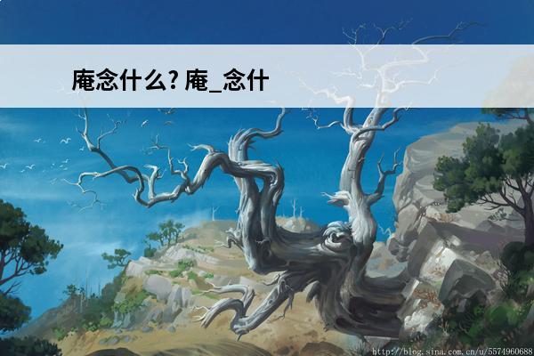 庵念什么? 庵_念什么