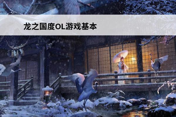 龙之国度OL游戏基本资料(龙之国度)