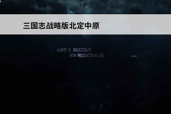 三国志战略版北定中原