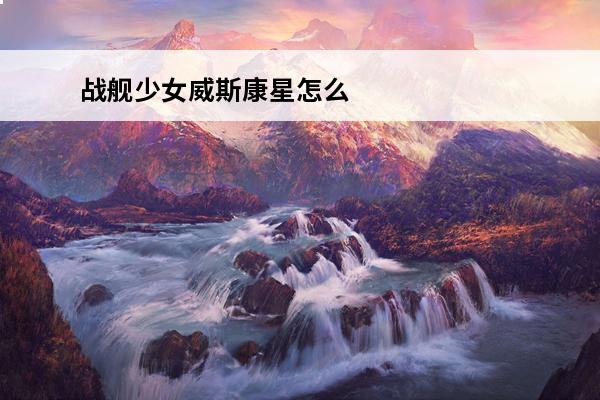 战舰少女威斯康星怎么样 战舰少女R反击怎么样介绍_战舰少女R反击怎么样是什么