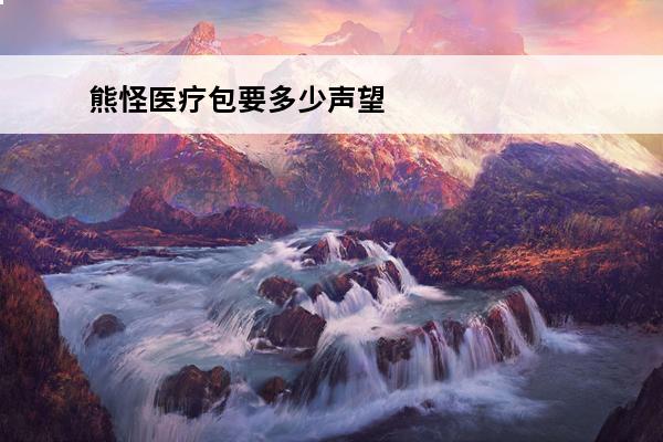 熊怪医疗包要多少声望