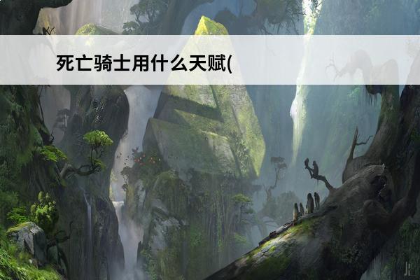 死亡骑士用什么天赋(
