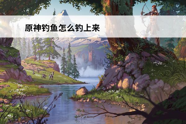 原神钓鱼怎么钓上来 