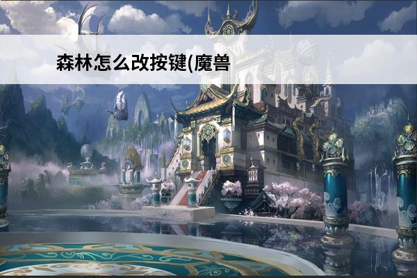 森林怎么改按键(魔兽世界怎么改按键)