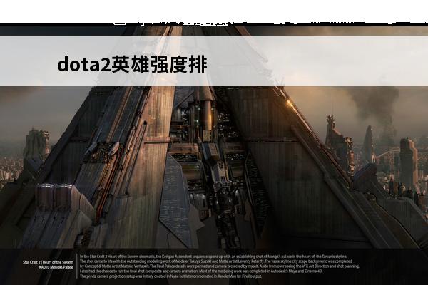 dota2英雄强度排