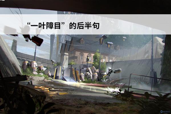 “一叶障目”的后半句
