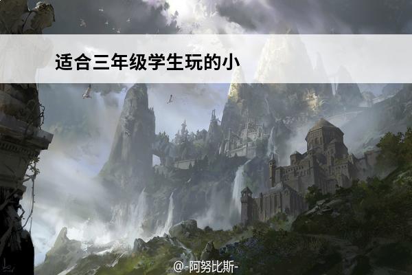 适合三年级学生玩的小