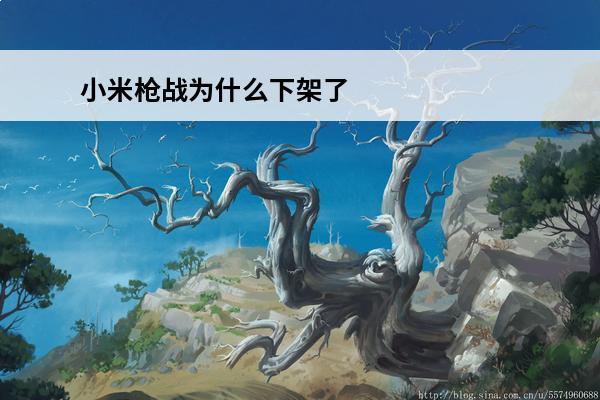 小米枪战为什么下架了