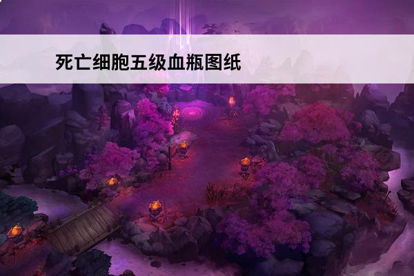 死亡细胞五级血瓶图纸