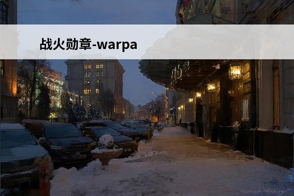 战火勋章-warpa