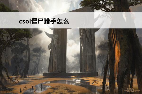 csol僵尸猎手怎么