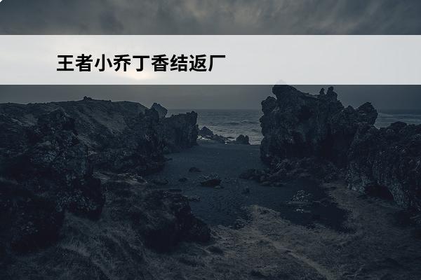 王者小乔丁香结返厂 王者荣耀小乔丁香结2020返场时间小乔丁香结返场价格