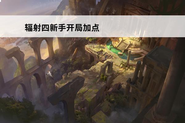 辐射四新手开局加点 