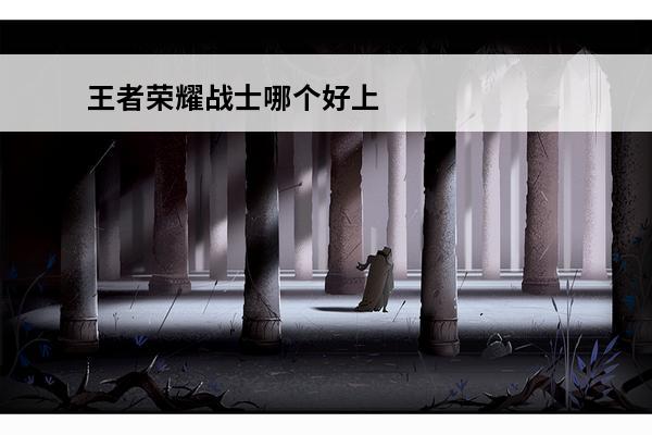 王者荣耀战士哪个好上