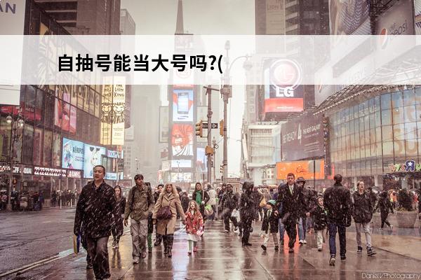 自抽号能当大号吗?(第五人格自抽号能当大号吗)