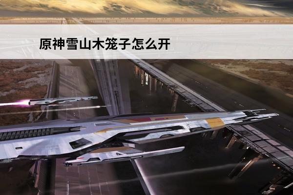 原神雪山木笼子怎么开
