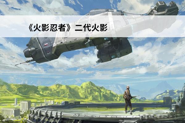 《火影忍者》二代火影