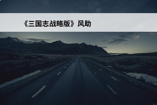 《三国志战略版》风助