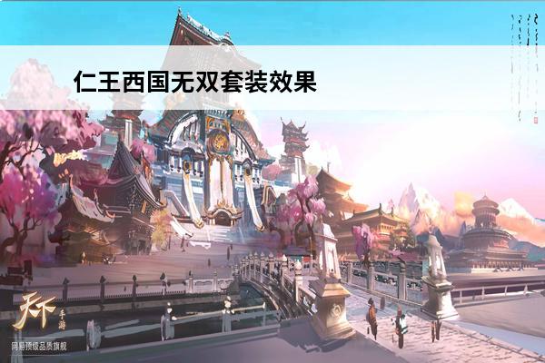 仁王西国无双套装效果