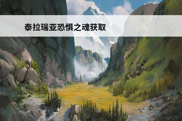 泰拉瑞亚恐惧之魂获取途径分享_泰拉瑞亚恐惧之魂是什么(泰拉瑞亚恐惧之魂能做什么武器)