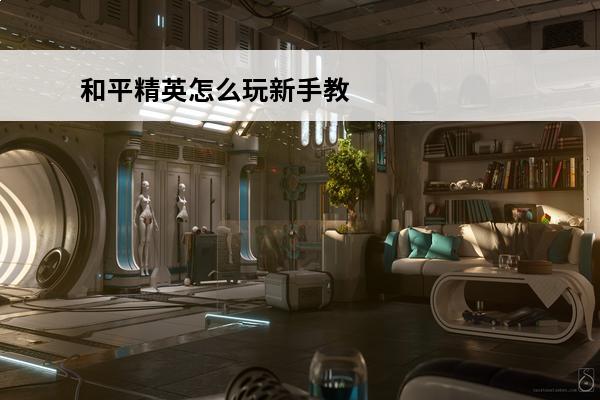 和平精英怎么玩新手教