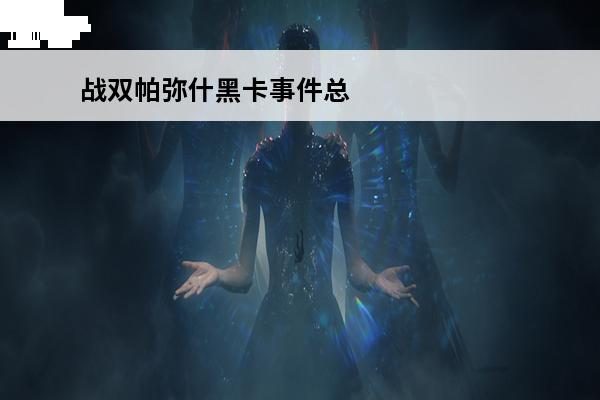 战双帕弥什黑卡事件总