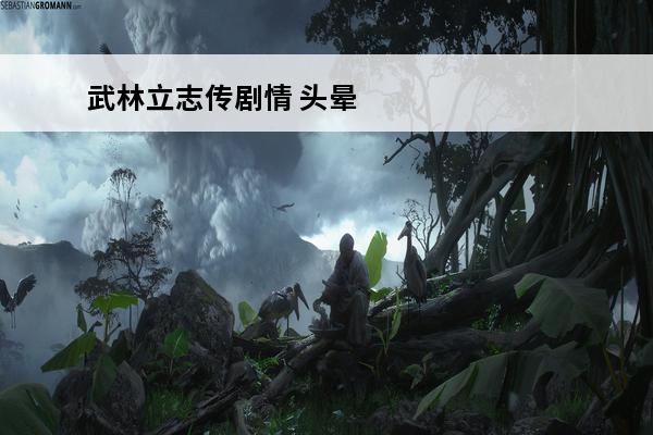 武林立志传剧情 头晕