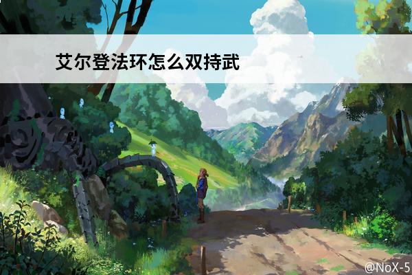 艾尔登法环怎么双持武器ps5 艾尔登法环怎么双持武器 艾尔登法环怎么双持武器