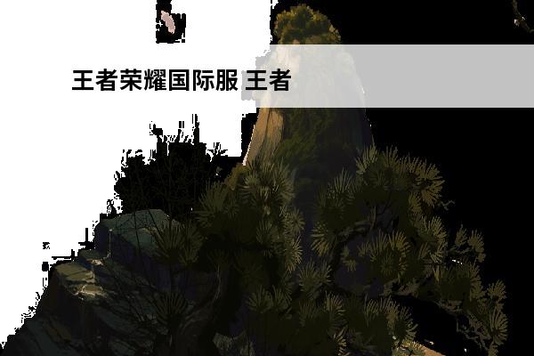 王者荣耀国际服 王者