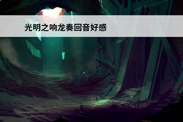 光明之响龙奏回音好感度怎么提升介绍_光明之响龙奏回音好感度怎么提升是什么(光明之响龙奏回音好感度选项)
