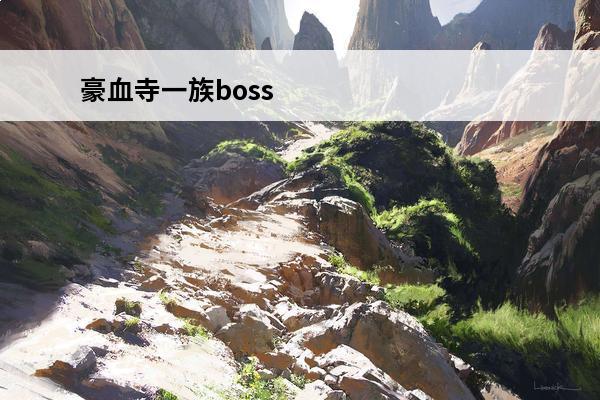 豪血寺一族boss 豪血寺一族出招表(豪血寺一族1代稠)介绍_豪血寺一族出招表(豪血寺一族1代稠)是什么