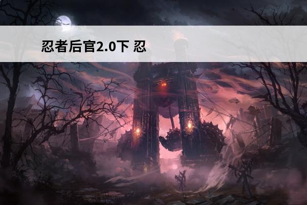 忍者后官2.0下 忍