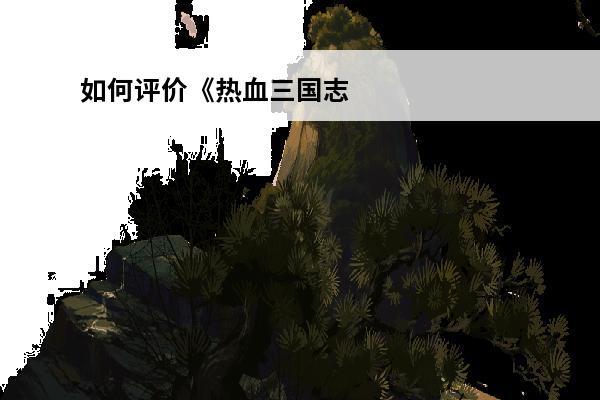 如何评价《热血三国志
