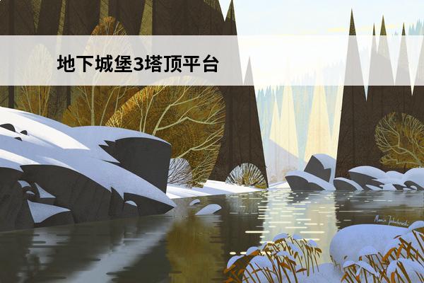 地下城堡3塔顶平台 