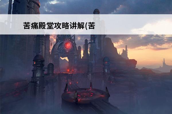 苦痛殿堂攻略讲解(苦痛殿堂攻略讲解大全)