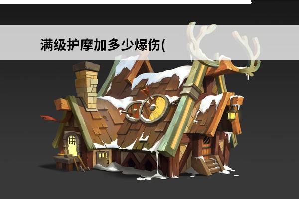 满级护摩加多少爆伤(原神护摩之杖满级加多少爆伤)